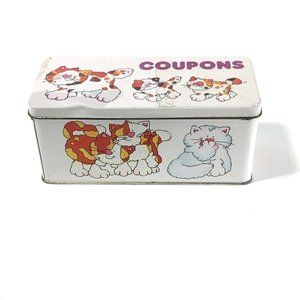 Vintage Funny Felines Coupon Tin